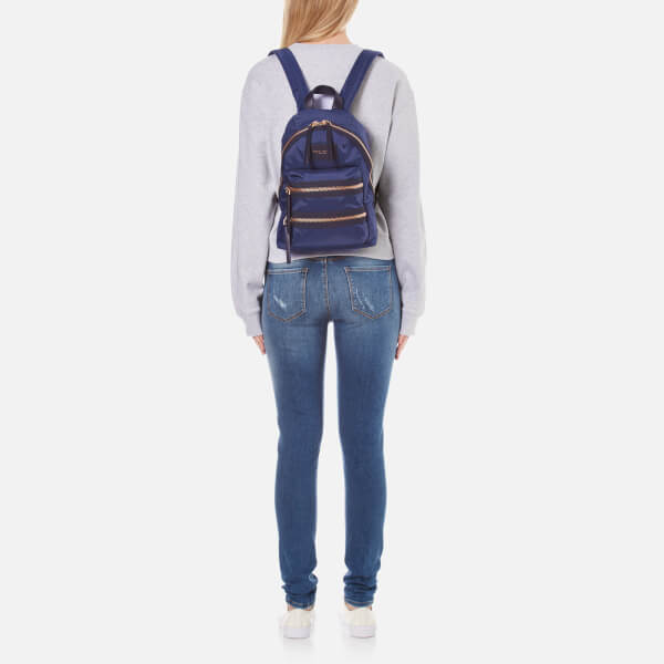 Marc Jacobs Women's Nylon Mini Biker Backpack Midnight Blue Free UK