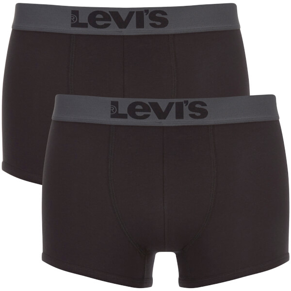Levi's Men's 200SF 2-Pack Trunks - Jet Black Mens Underwear | TheHut.com