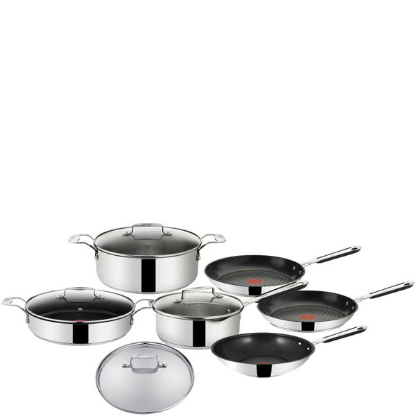 Jamie Oliver by Tefal Stainless Steel 7 Piece Cookware Set IWOOT