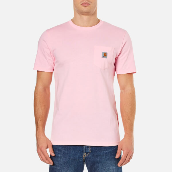Carhartt Men's Short Sleeve Pocket TShirt Vegas Pink Free UK