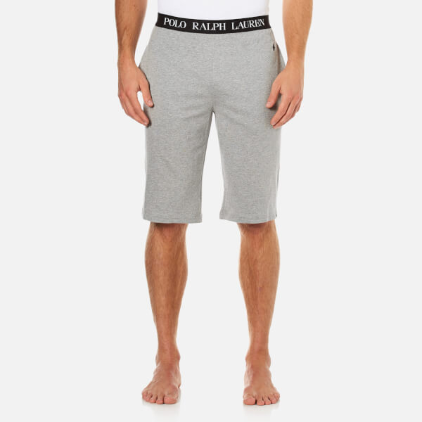 Polo Ralph Lauren Men's Branded Waistband Lounge Shorts Grey Heather