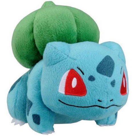 pokemon bulbasaur plush toy tomy toys doll backpack pokmon plushies sml takaratomy animal stuff takara pumpkin walmart fushigidane squirtle clefairy