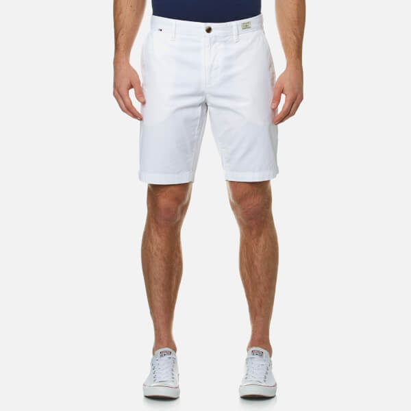 Tommy Hilfiger Men's Brooklyn Chino Shorts White Mens Clothing