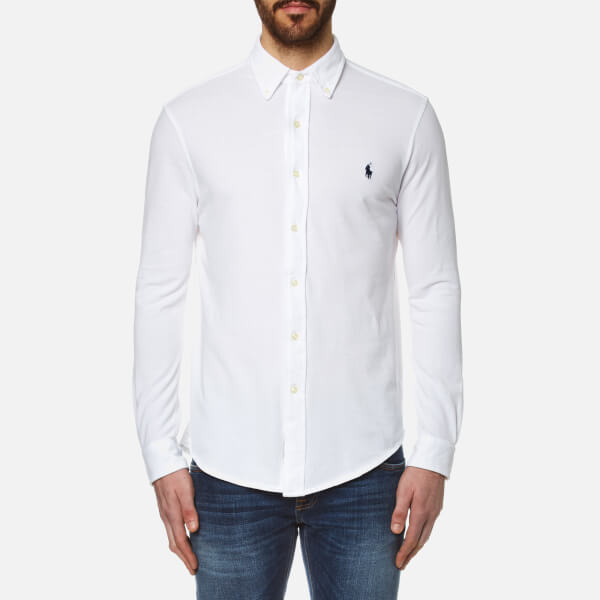 ralph lauren white button up