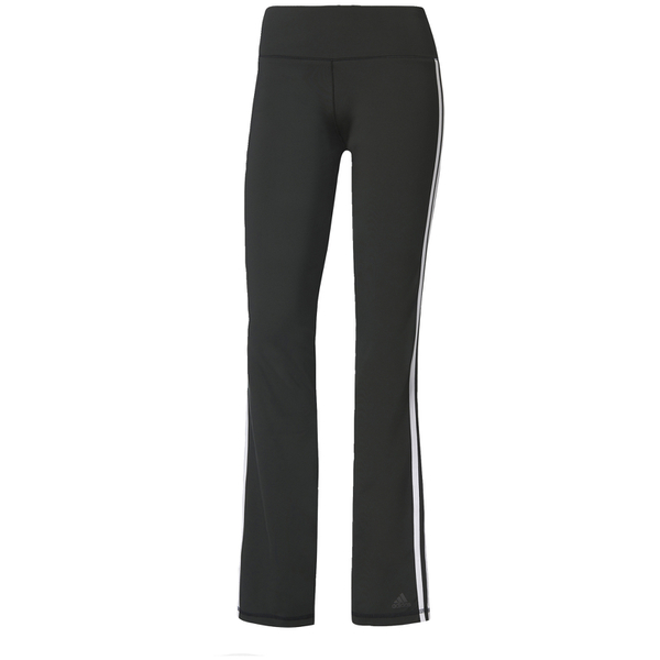 adidas Women's D2M 3 Stripe Jogging Pants Black/White Sports