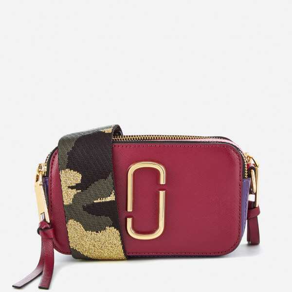 Marc Jacobs Women&#39;s Snapshot Cross Body Bag - Berry Multi - Free UK Delivery over £50