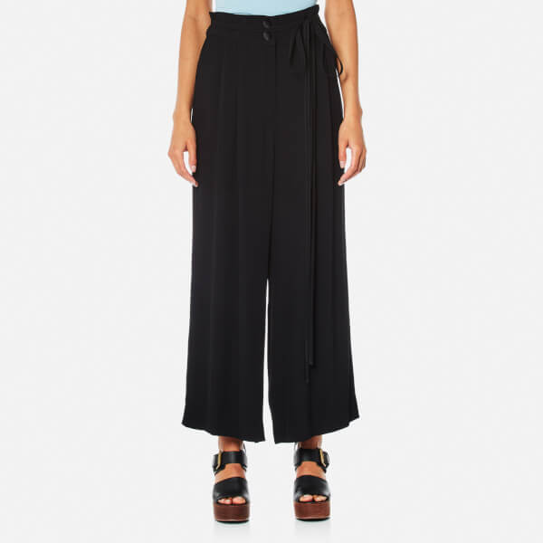 Womens black wide leg trousers uk Womens black wide leg trousers uk