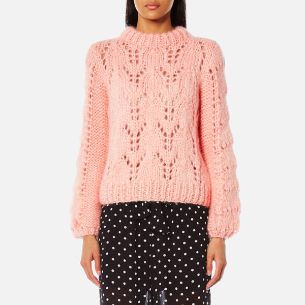 Ganni Women's Faucher Jumper - Cloud Pink - Free UK Delivery over £50