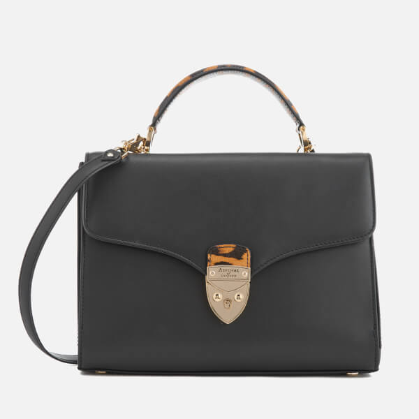 Aspinal Of London Women S Mayfair Cross Body Bag Leopard Black Aspinal Of London Women S Mayfair Cross Body Bag Leopard Black Image 1