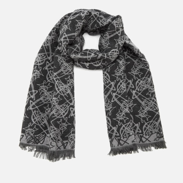Vivienne Westwood Women's Graphic Orb Print Scarf - Anthracite