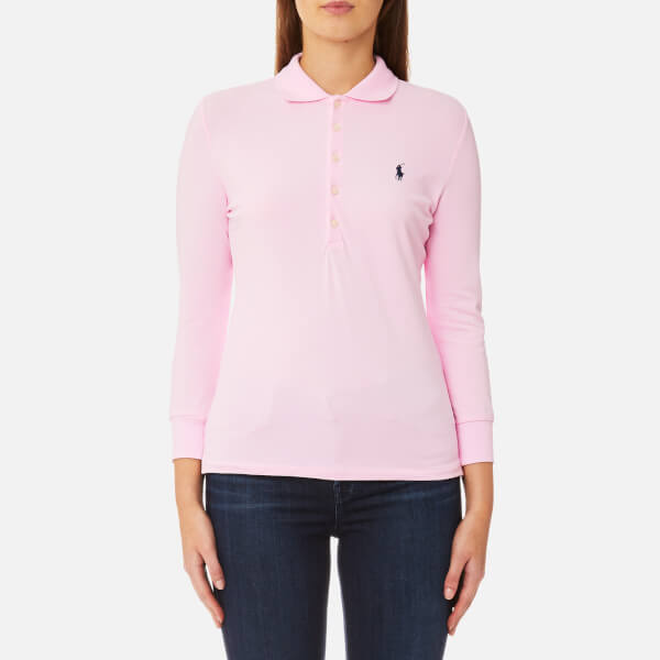 Polo Ralph Lauren Women's 3/4 Length Julie Long Sleeve Top Pale Pink