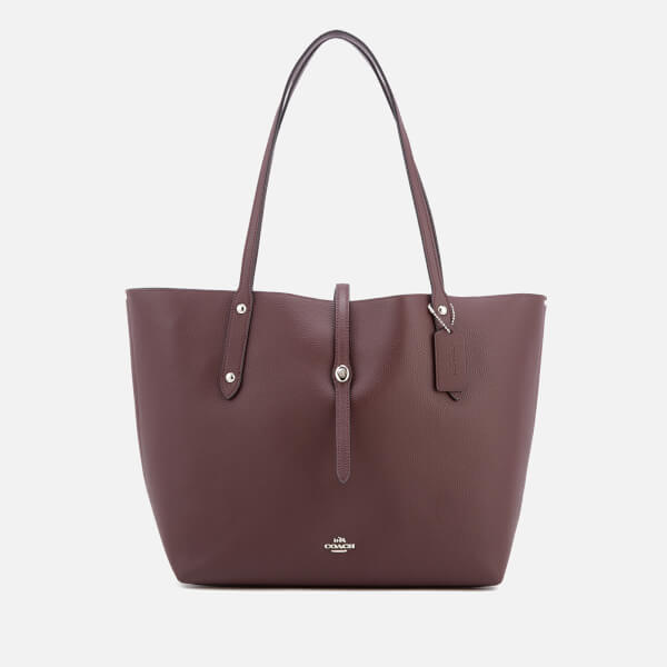 Coach Women S Market Tote Bag Oxblood Free Uk Delivery Over 50 Coach Women S Market Tote Bag Oxblood Image 1