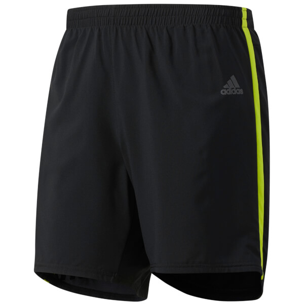 adidas Men's Response Running Shorts - Black/Yellow Sports & Leisure ...