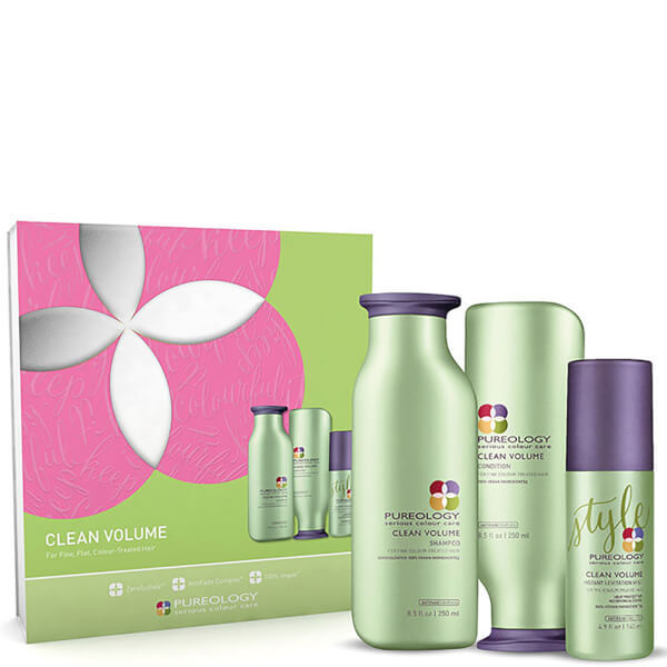 Pureology Clean Volume Gift Set (Worth £60.50) Free Shipping