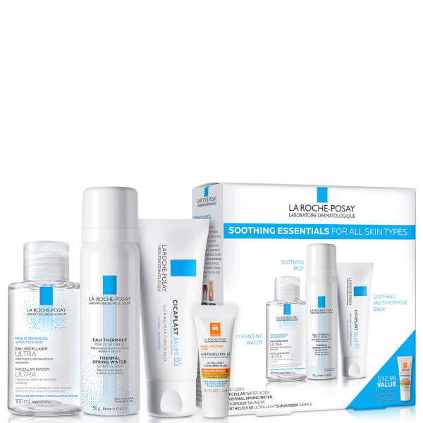 La Roche-Posay Soothing Essentials Skincare Gift Set (Worth $33) | Buy