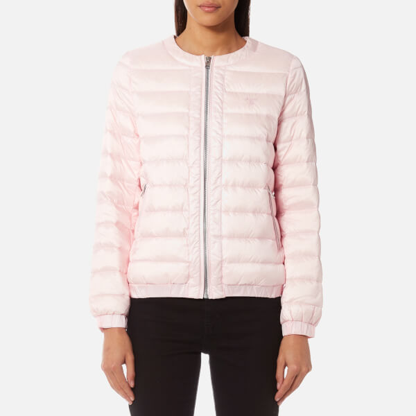 GANT Women's Lightweight Down Blouson Coat Barley Pink Womens