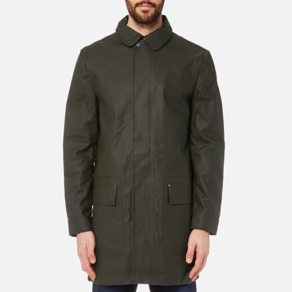 Hunter Men's Original Rubberised Raincoat - Dark Olive Clothing ...