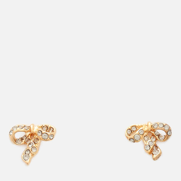 Marc Jacobs Women S Mj Coin Bow Studs Gold Free Uk Delivery Over 50 Marc Jacobs Women S Mj Coin Bow Studs Gold Image 1