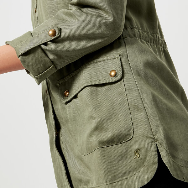 Joules Women's Cassidy Safari Jacket Soft Khaki Womens Clothing