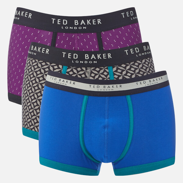 Ted Baker Men's Matches 3 Pack Boxer Shorts - Multi Mens Underwear ...