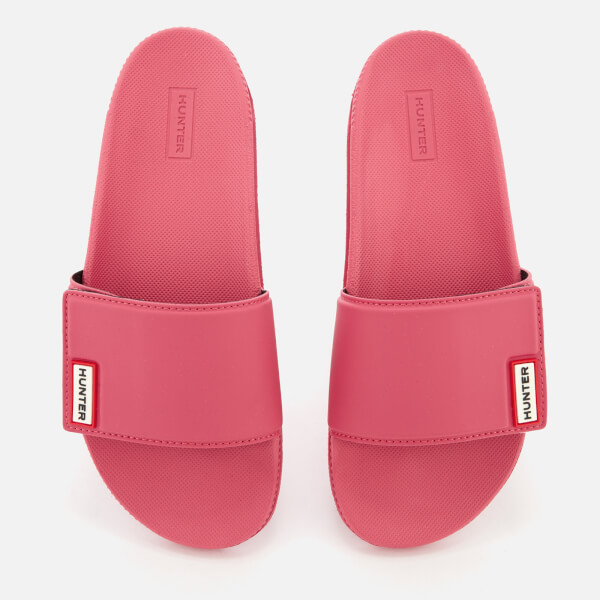 Hunter Women's Original Adjustable Slide Sandals - Peony | FREE UK ...