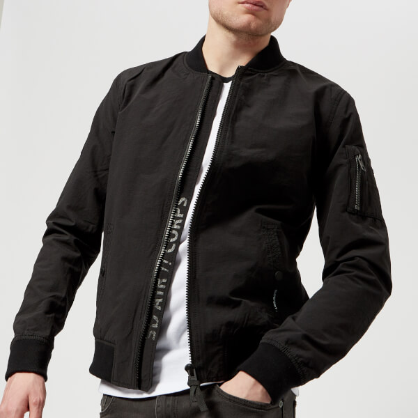 Superdry Men's Rookie Air Corps Bomber Jacket Artillery Black