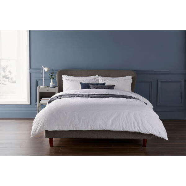 Christy Freya Duvet Cover White Homeware Thehut Com Christy Freya Duvet Cover White Image 1
