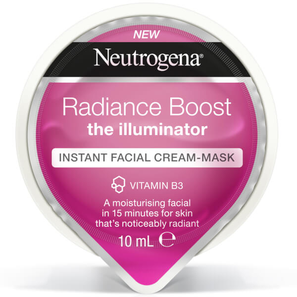 Neutrogena Radiance Boost Instant Facial CreamMask 10ml Free Shipping Lookfantastic