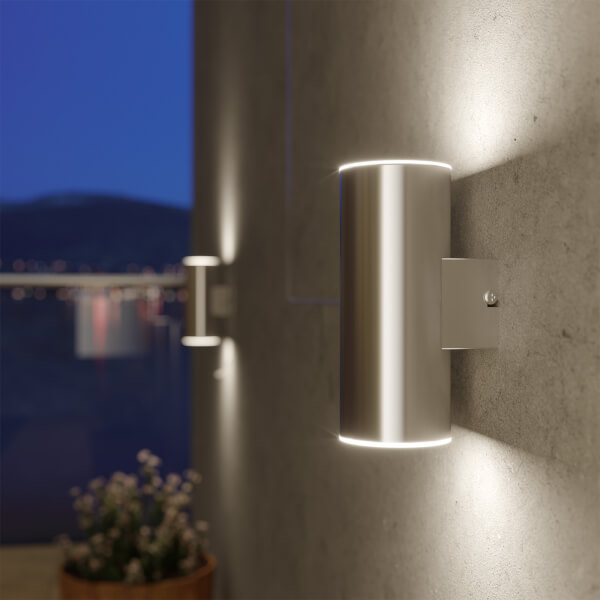 Chester Solar Up And Down Wall Light Homeware Thehut Com Chester Solar Up And Down Wall Light Image 1