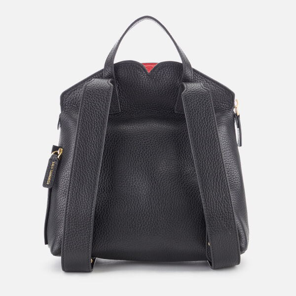 Lulu Guinness Women S Kaboo Lip Valentina Backpack Black Red Lulu Guinness Women S Kaboo Lip Valentina Backpack Black Red Image 2