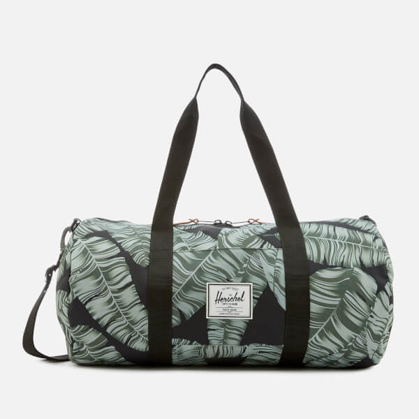 Herschel Supply Co Men S Sutton Mid Volume Duffle Bag Black Palm Herschel Supply Co Men S Sutton Mid Volume Duffle Bag Black Palm Image