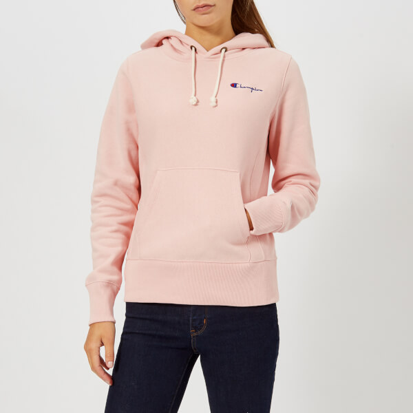pink champion hoodie womens