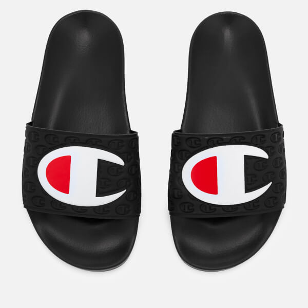 Champion Women's Pool Slide Sandals - Black - Free UK Delivery over £50