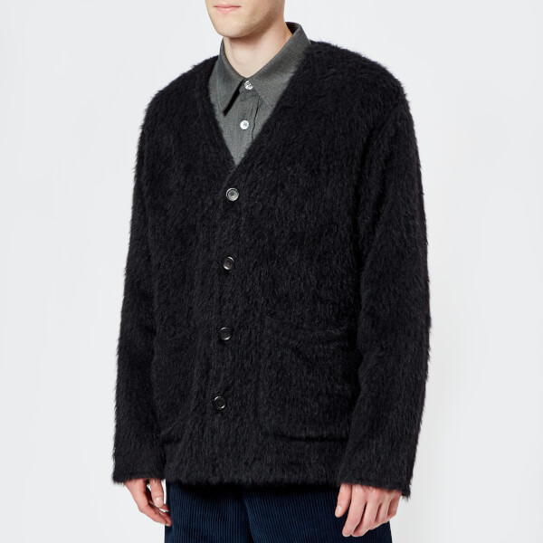 Our Legacy Men's Mohair Cardigan - Black - Free UK Delivery over £50