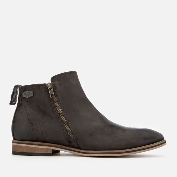 superdry brown leather boots