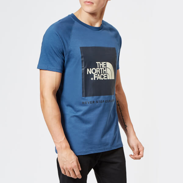 Download The North Face Men's Short Sleeve Raglan Red Box T-Shirt ...