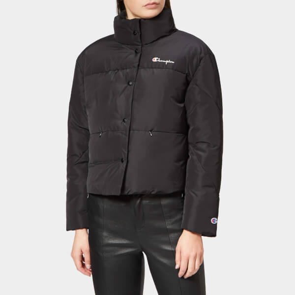 Champion Women's Down Jacket - Black - Free UK Delivery over Â£50