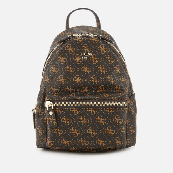 Guess Women's Leeza Small Backpack Brown