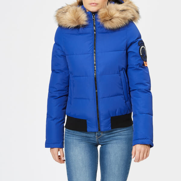 Superdry Women's Everest Ella Bomber Jacket - Cobalt Womens Clothing ...