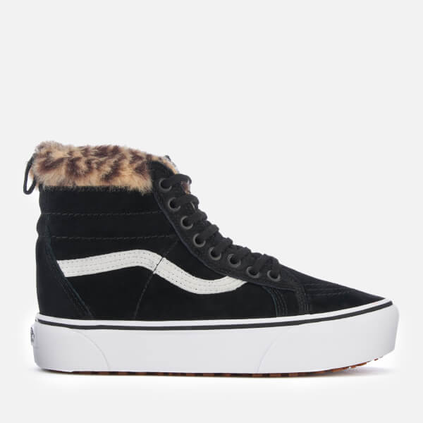 vans sk8 hi leopard black