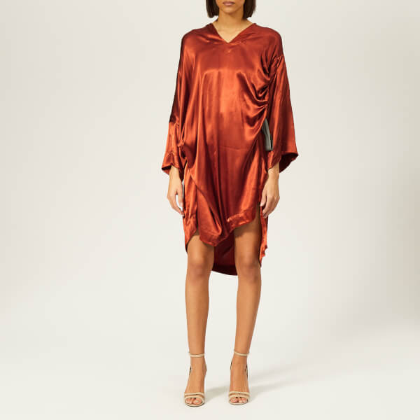 Vivienne Westwood Anglomania Women's Mini Kaftan Dress - Rust