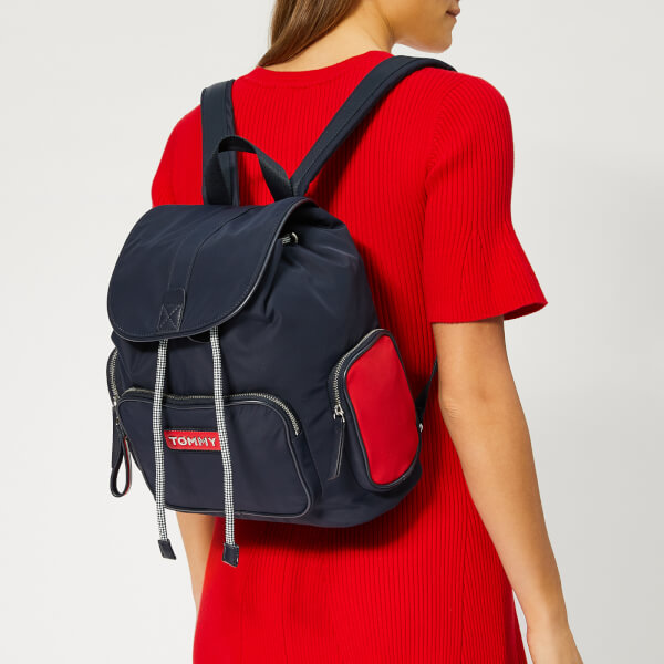 Tommy Hilfiger Women's Varsity Nylon Backpack Corporate