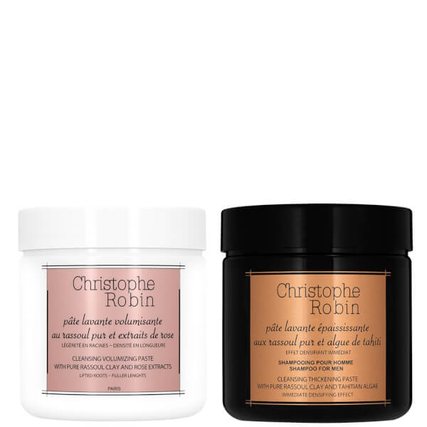 Christophe Robin Cleansing Volumizing Paste 250ml and Thickening Paste 250ml: Image 01