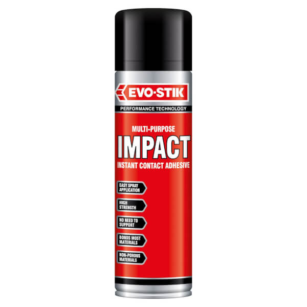 EvoStik Impact Spray Adhesive 500ml Homebase