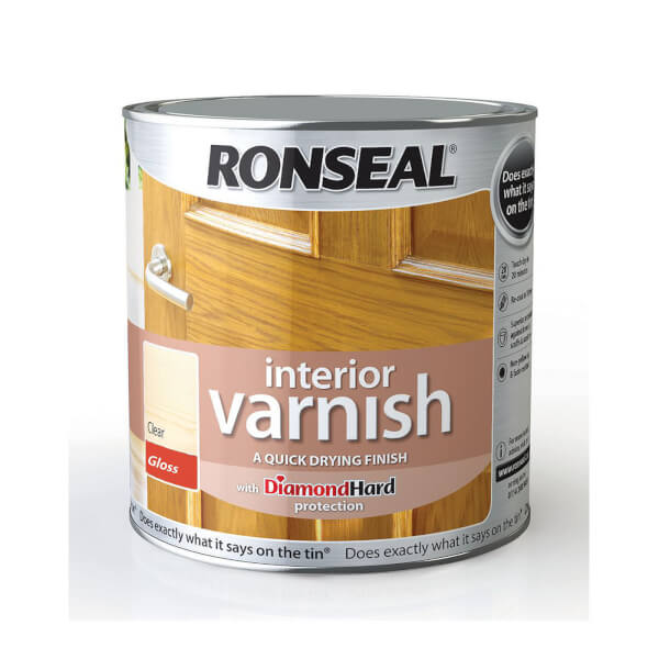 Ronseal Interior Varnish Gloss 2.5L Homebase Ronseal Interior Varnish Gloss 2.5L Homebase