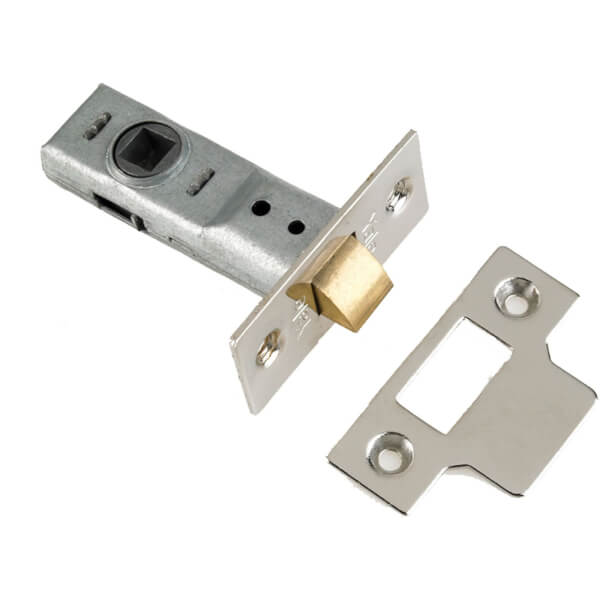 Yale Tubular Latch 64mm / 2.5 inches Chrome Homebase