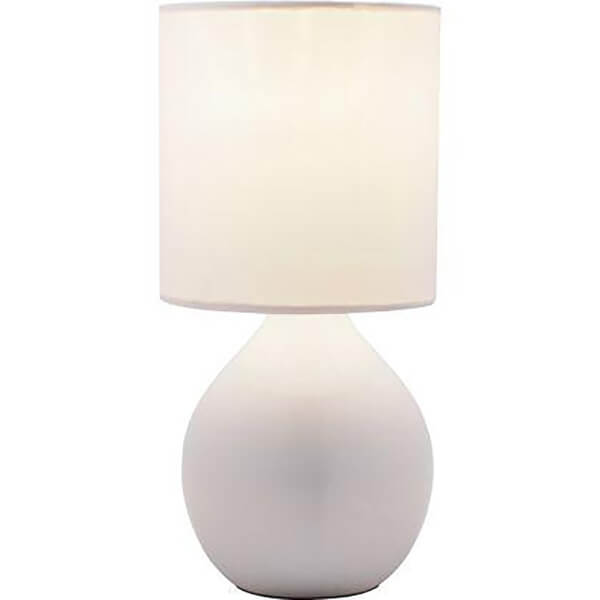 Mini Table Lamp White Homebase