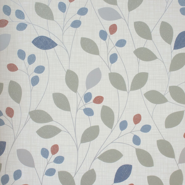 Belgravia Decor Isla Floral Textured Metallic Navy Wallpaper Homebase