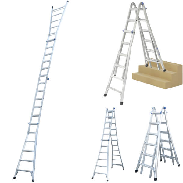 Werner MultiPurpose Telescopic Combination Ladder 4x6 Homebase