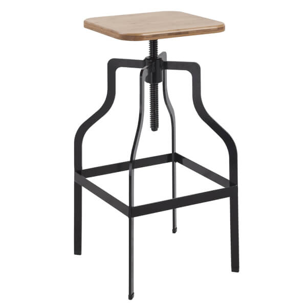 Shoreditch Bar Stool Black Homebase